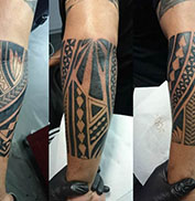 Maori sleeve tattoo