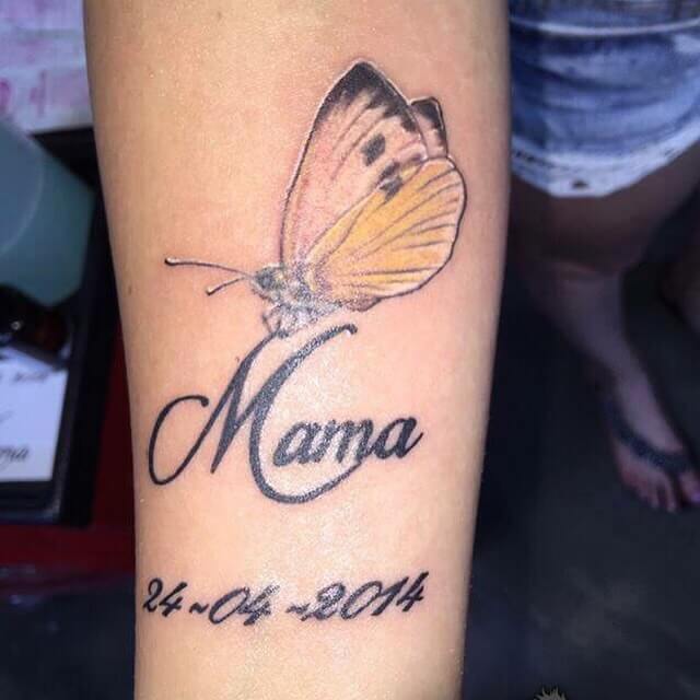 Bloem tattoo vlinder Infinity Tattoo